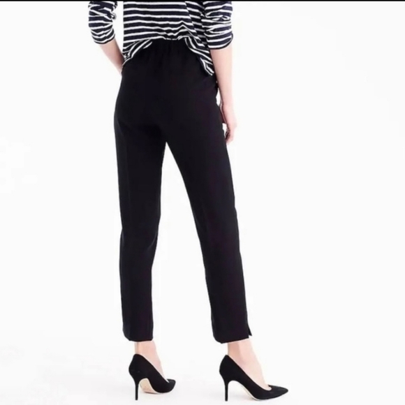NWT sz 2 J.Crew Crepe Easy Pants in navy, inseam 28" - Picture 1 of 8